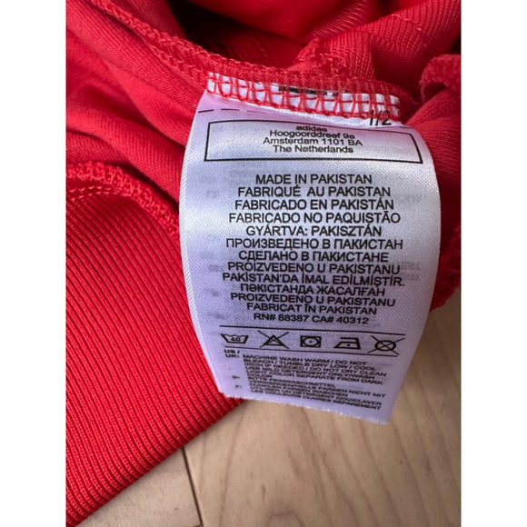 Adidas Originals Red Track Jacket Trefoil Logo Women’s S – Classic 3-Stripes - Picture 9 of 9